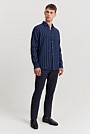 Regular Fit Organically Grown Linen Pinstripe Shirt