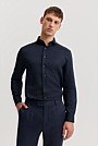 Tailored Fit Cotton Linen Shirt
