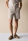 Regular Fit Yarn Dyed Cotton Short