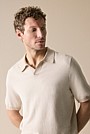 Silk Cotton Birdseye Polo