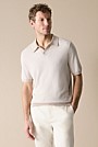 Silk Cotton Birdseye Polo