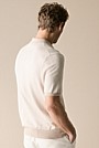 Silk Cotton Birdseye Polo