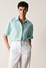 Delave Linen Short Sleeve Shirt