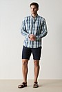 Regular Fit Cotton Plaid Long Sleeve Shirt