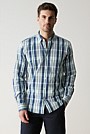 Regular Fit Cotton Plaid Long Sleeve Shirt