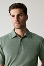 Cotton Herringbone Jacquard Polo