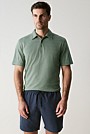 Cotton Herringbone Jacquard Polo