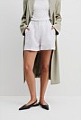 Organically Grown Linen Tuck Front Short