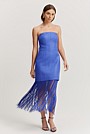 Basket Weave Strapless Dress