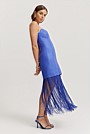 Basket Weave Strapless Dress