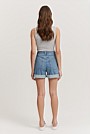 Denim Cuff Detail Short