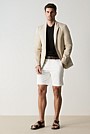 Cotton Twill Relaxed Blazer