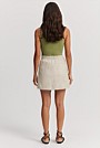 Organically Grown Linen Mini Skirt