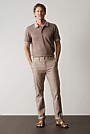 Regular Fit Cotton Dobby Chino