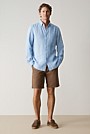 Regular Fit Delave Linen Shirt