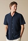 Regular Fit Cotton Blend Pique Shirt