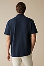 Regular Fit Cotton Blend Pique Shirt