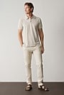 Cotton Barre Stripe Knit Polo