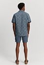 Regular Fit Short Sleeve Palm Print Shirt