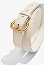 Skinny Solid Buckle Belt