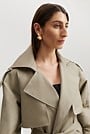 Organically Grown Cotton Trench Coat