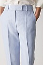 Linen Cotton Twill Tailored Pant