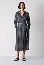 Modal Twin Stripe Shirt Dress