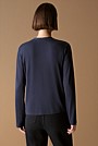 Draped V Neck Cardigan