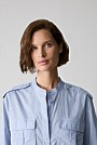 Cotton Voile Pocket Detail Shirt