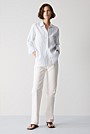 Yarn Dyed Linen Twin Stripe Shirt