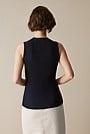 Merino Blend Knit Sleeveless Top