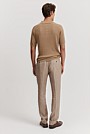 Ribbed Linen Blend Knit