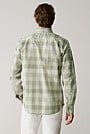 Tailored Fit Linear Plaid Shirt