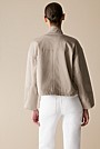 Garment Dyed Twill Crop Jacket