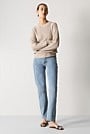 Cotton Cashmere Cable Pullover