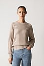 Cotton Cashmere Cable Pullover