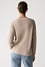 Cotton Cashmere Cable Pullover