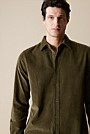 Regular Fit Cotton Cord Shirt