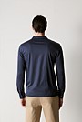 Cotton Modal Blend Long Sleeve Polo