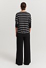 Verified Australian Merino Wool Stripe V-Neck Knit