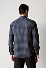 Tailored Fit Cotton Twill Window Pane Check Shirt