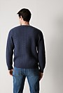 Wool Cable Knit Crew