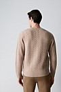 Wool Cable Knit Crew