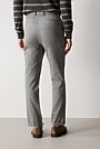 Relaxed Fit Wool Blend Pleat Front Pant