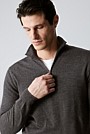 Merino Half Zip Knit