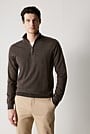 Merino Half Zip Knit