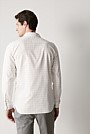 Tailored Fit Cotton Twill Window Pane Check Shirt