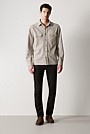 Regular Fit Cotton Wool Blend Puppytooth Overshirt