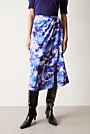 Modal Watercolour Floral Skirt