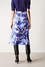 Modal Watercolour Floral Skirt